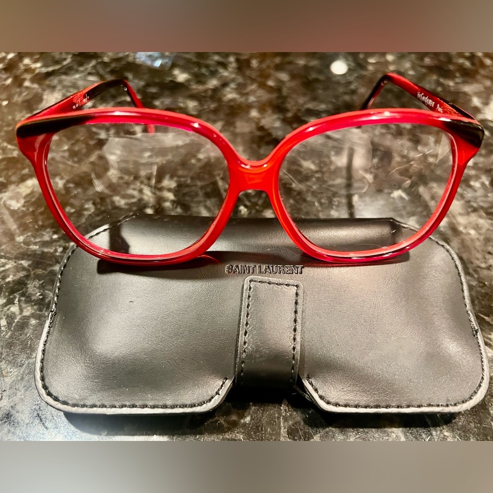 Saint Laurent Red Women's Glasses